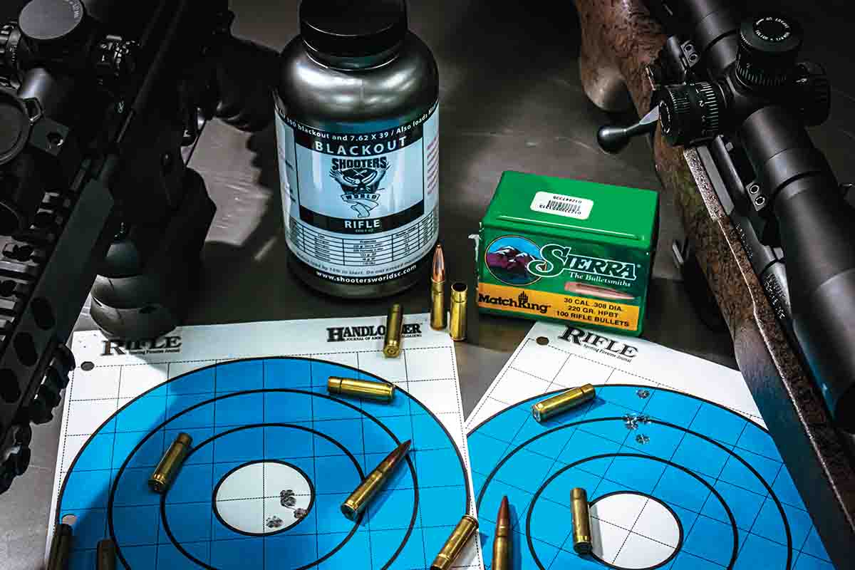 The exact same loads were tested in both rifles, and with enough load development, loads that performed well in both rifles could be found. Finding a load that performs well in both rifles can be extremely beneficial to the handloader.